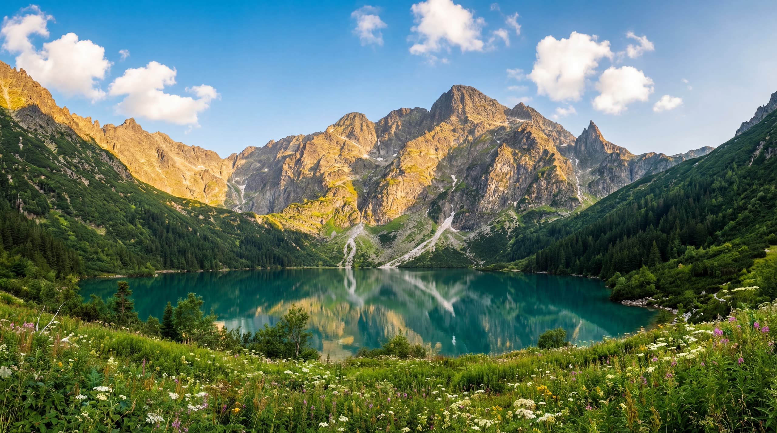 Tatry — krajobraz z jeziorami
